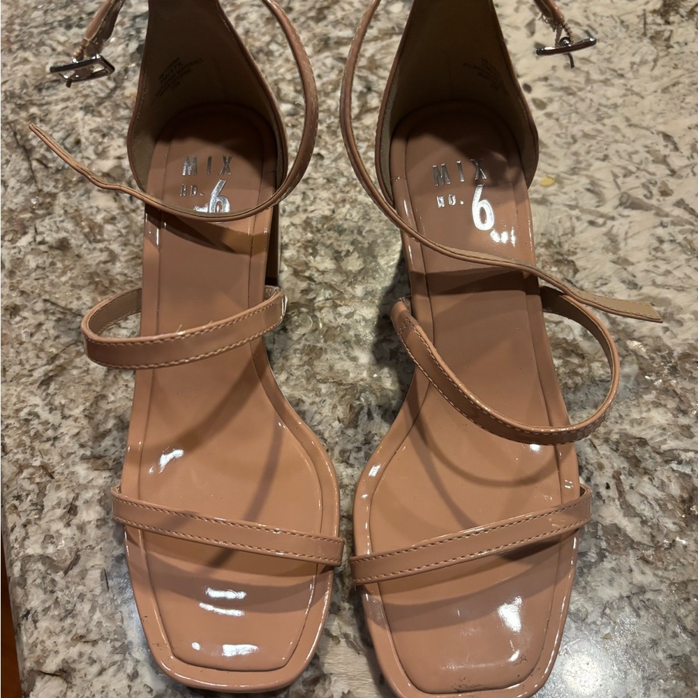 Mix No. 6 pink/nude Strappy Heels